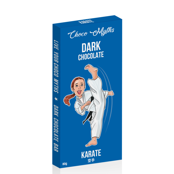 Karate dark chocolate bar 80g