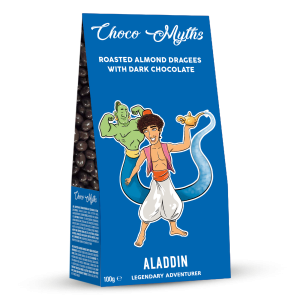 Aladdin roasted almond dragees with dark chocolate 100g