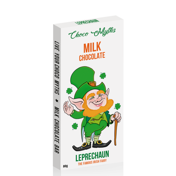 Leprechaun milk chocolate bar 80g