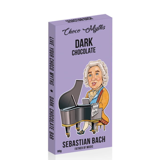 Sebastian Bach dark chocolate bar 80g