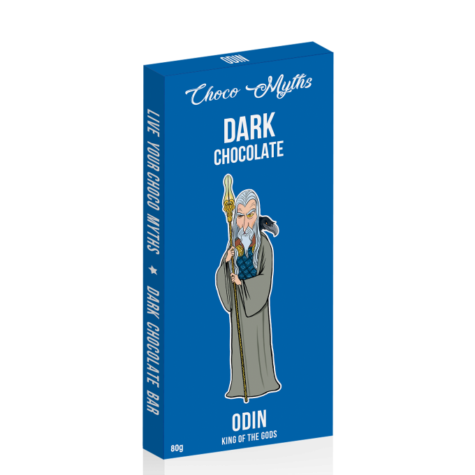 Odin dark chocolate bar 80g