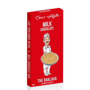 The Baklava milk chocolate bar 80g