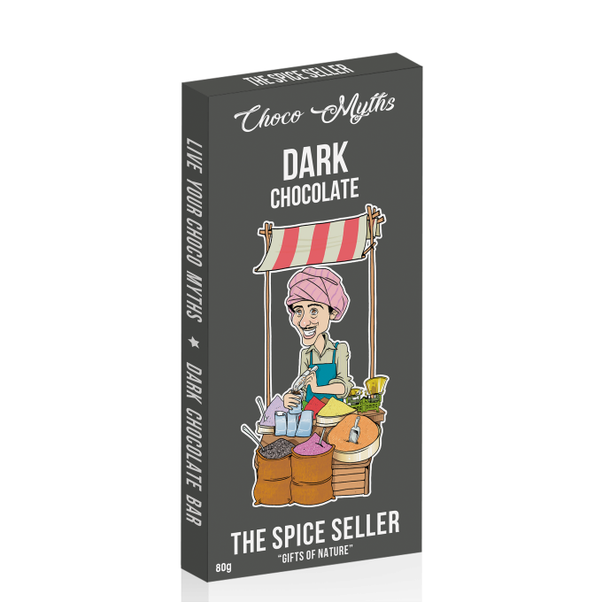 Spice Trader dark chocolate bar 80g