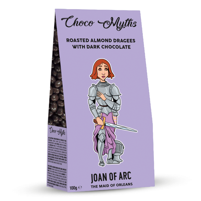 Joan of Arc roasted almond dragees with dark chocolate 100g