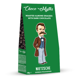 Nietzsche roasted almond dragees with dark chocolate 100g