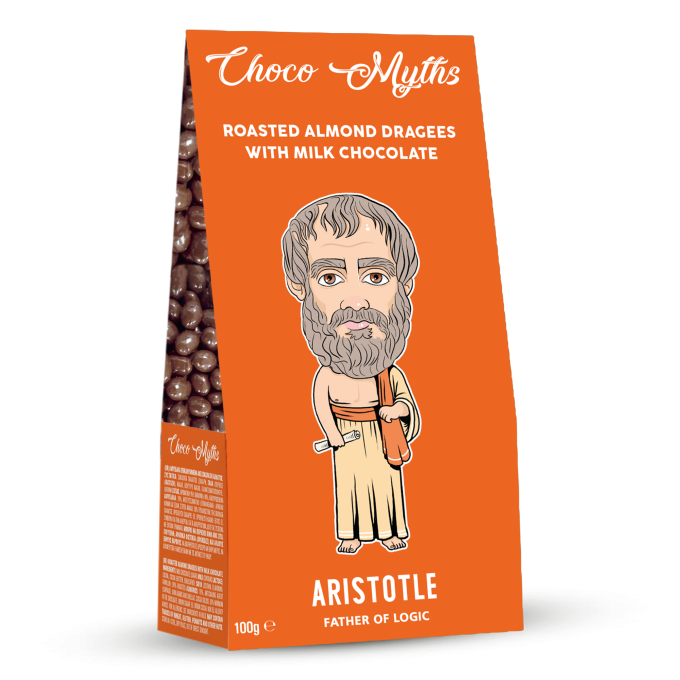 Aristotle roasted almond dragees with milk chocolate 100g