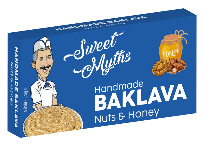 Handmade Baklava with Nuts & Honey 175g