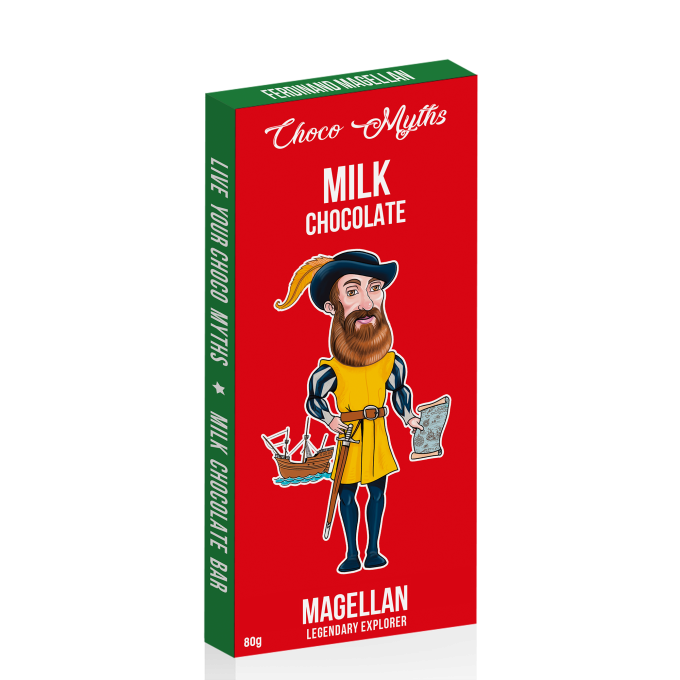 Ferdinand Magellan milk chocolate bar 80g