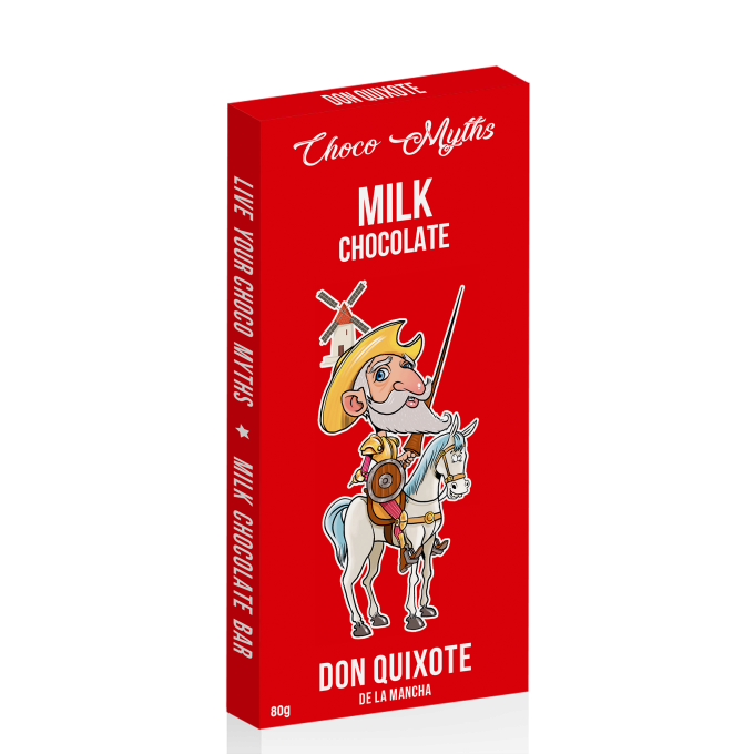 Don Quixote milk chocolate bar 80g