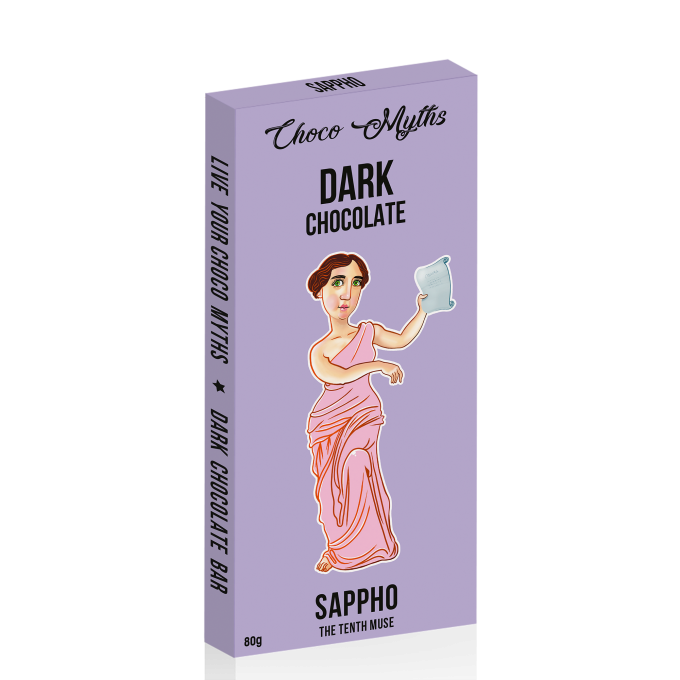 Sappho dark chocolate bar 80g