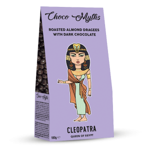 Cleopatra roasted almond dragees with dark chocolate 100g