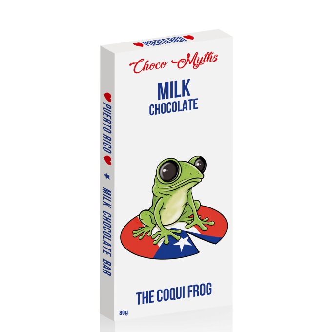 Coqui Frog milk chocolate bar 80g