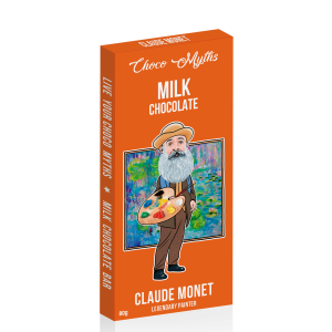 Claude Monet milk chocolate bar 80g