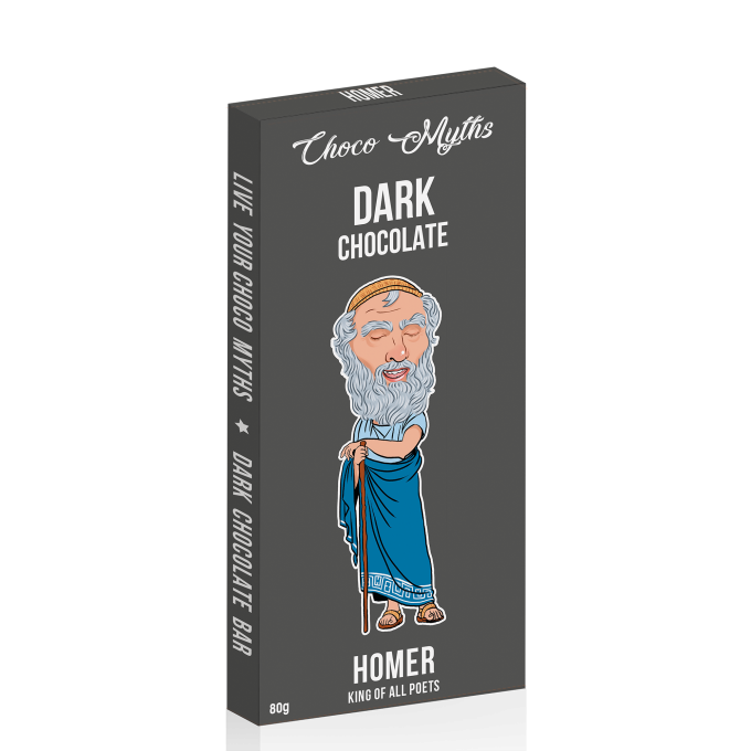 Homer dark chocolate bar 80g
