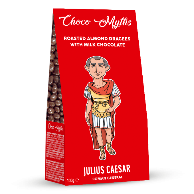 Julius Caesar roasted almond dragees with milk chocolate 100g