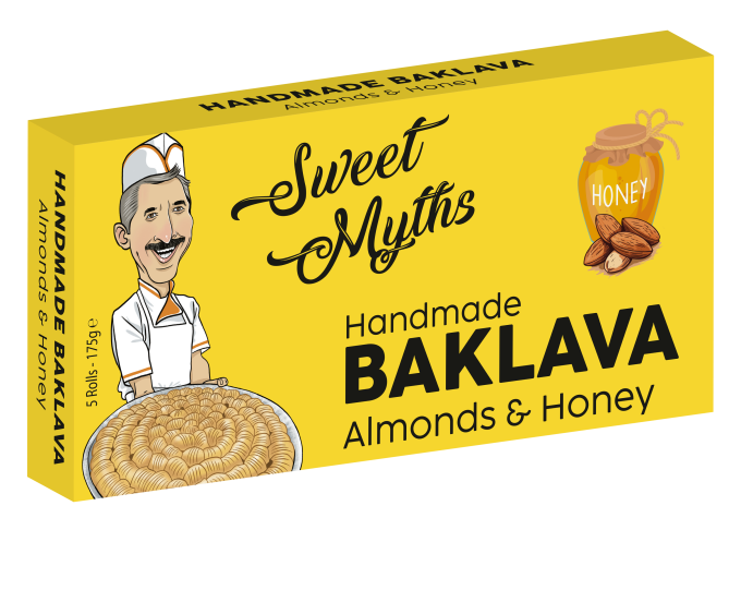 Handmade Baklava with Almonds & Honey 175g