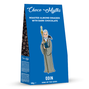 Odin roasted almond dragees with dark chocolate 100g