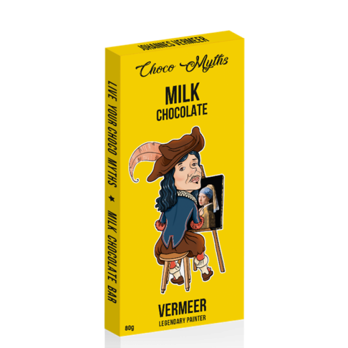 Johannes Vermeer milk chocolate bar 80g