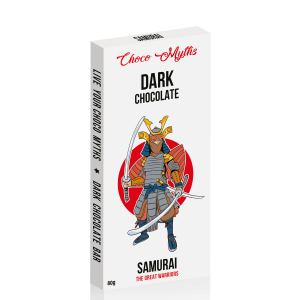 Samurai dark chocolate bar 80g