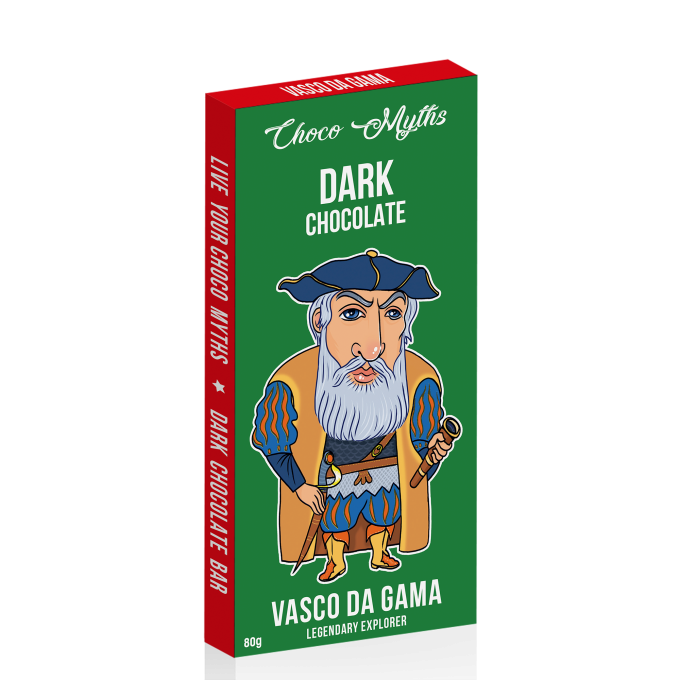 Vasco Da Gama dark chocolate bar 80g