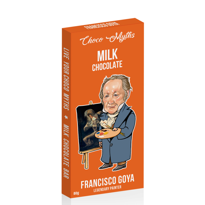 Francisco Goya milk chocolate bar 80g