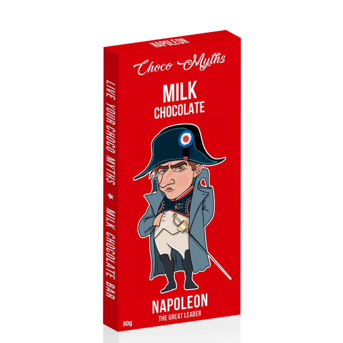 Napoleon milk chocolate bar 80g