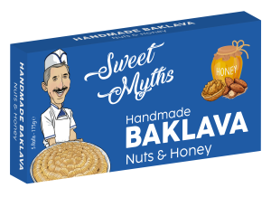 Handmade Baklava with Nuts & Honey 175g