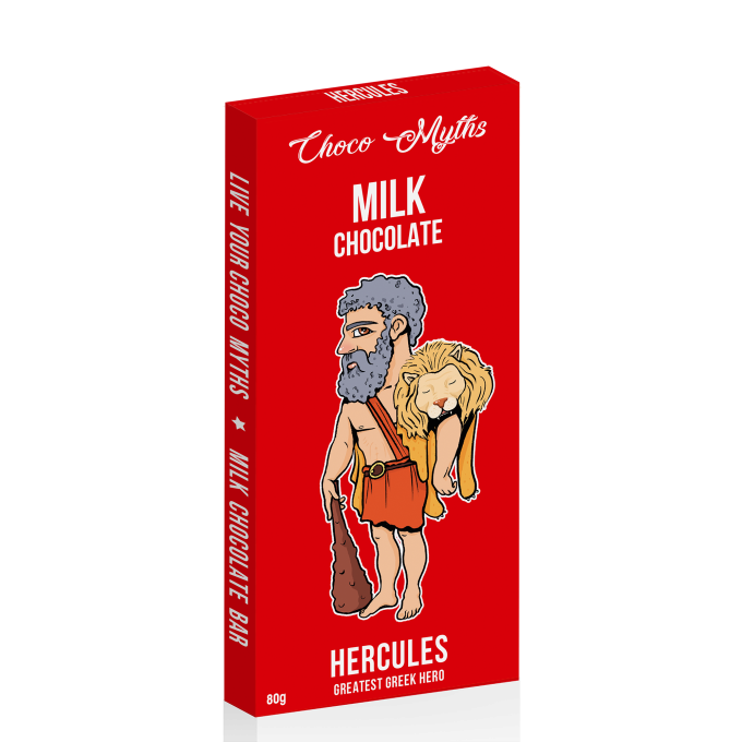 Hercules milk chocolate bar 80g