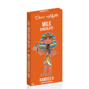 Ramses II milk chocolate bar 80g