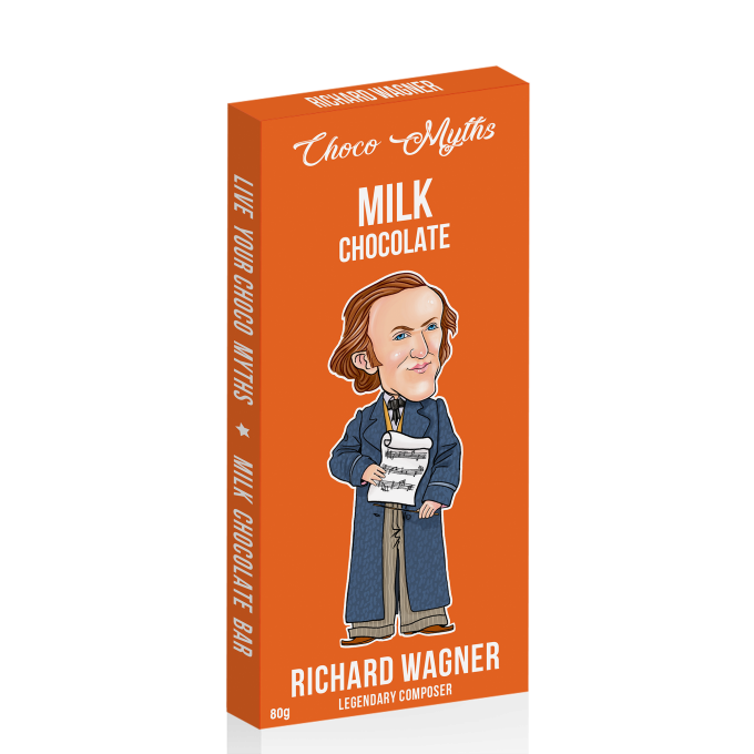 Richard Wagner milk chocolate bar 80g