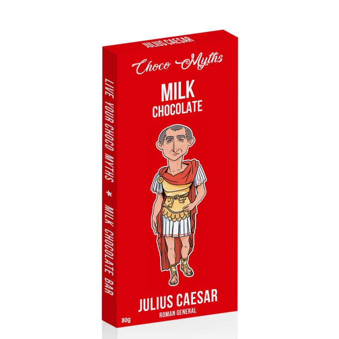 Julius Caesar milk chocolate bar 80g