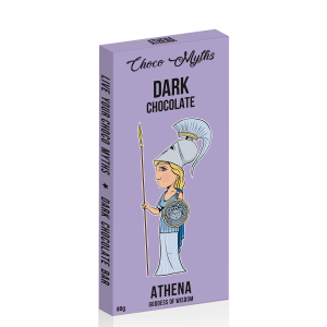 Athena dark chocolate bar 80g