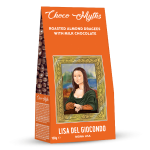 Lisa Del Giocondo roasted almond dragees with milk chocolate 100g