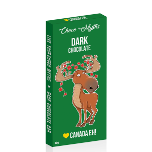 Reindeer dark chocolate bar 80g