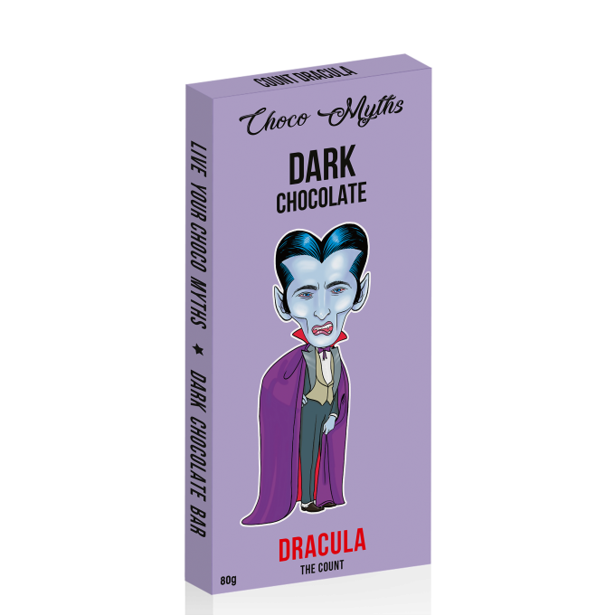 Dracula dark chocolate bar 80g