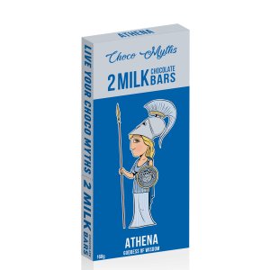 Athena milk chocolate duo bars 2x80g