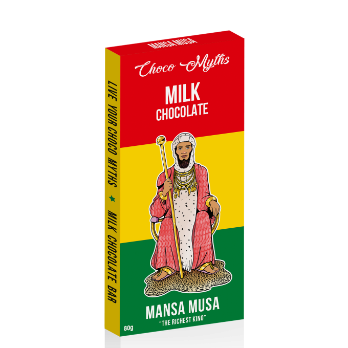 Mansa Musa milk chocolate bar 80g