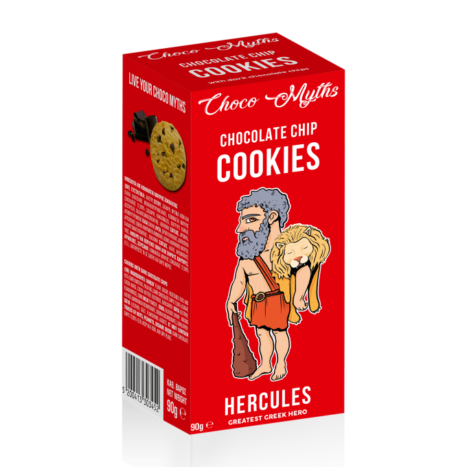 Hercules chocolate chip cookies 90g