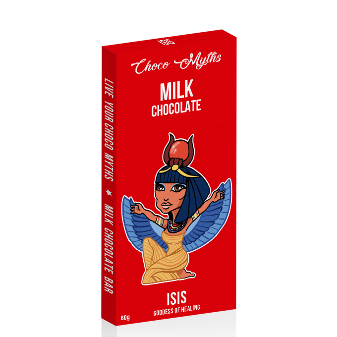 Isis milk chocolate bar 80g