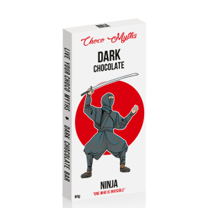 Ninja dark chocolate bar 80g