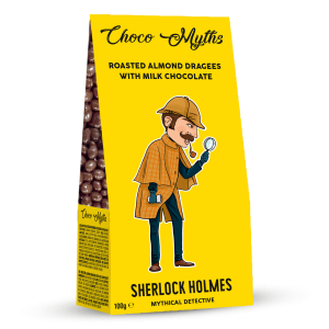 Sherlock Holmes roasted almond dragees with milk chocolate 100g
