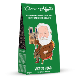 Victor Hugo roasted almond dragees with dark chocolate 100g