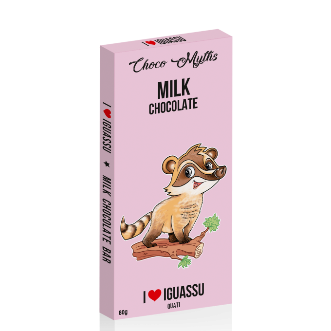 Quati milk chocolate bar 80g