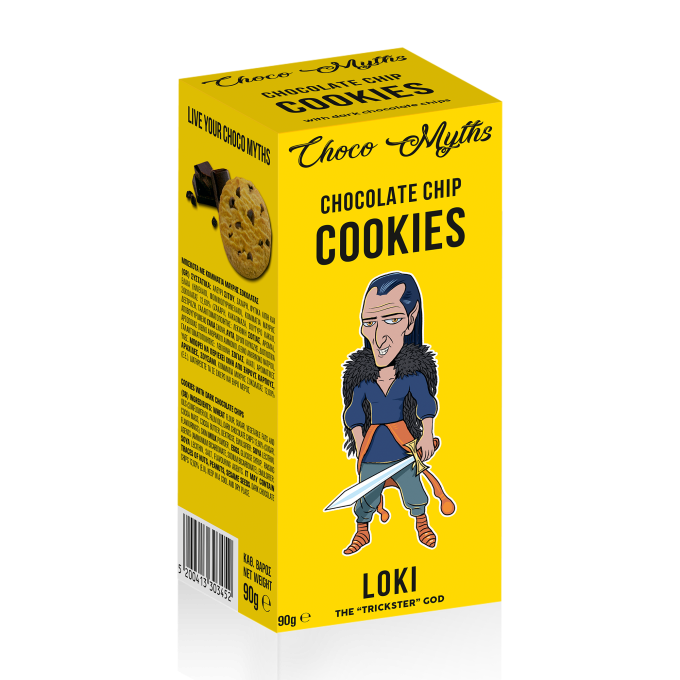 Loki chocolate chip cookies 90g