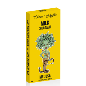 Medusa milk chocolate bar 80g