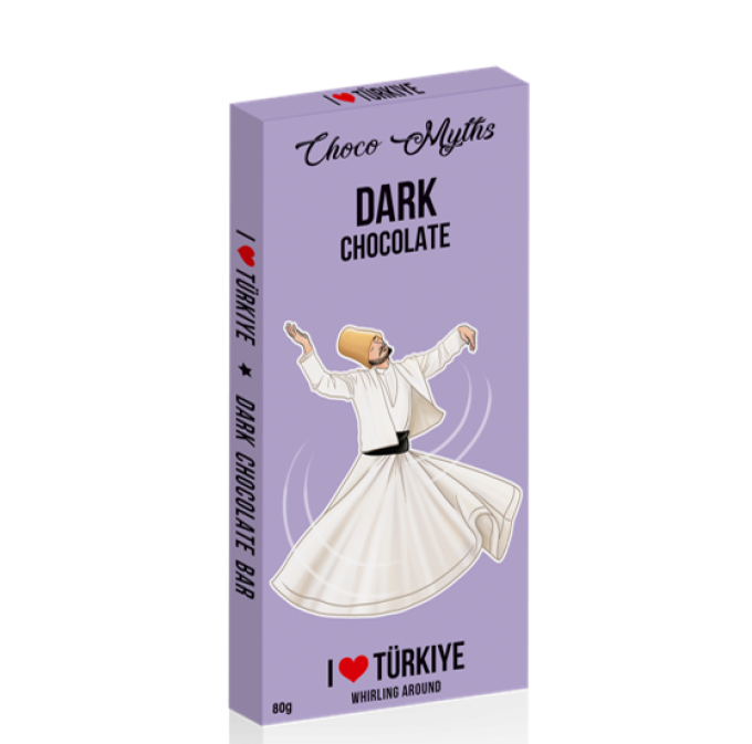 Dervish Dancer dark chocolate bar 80g