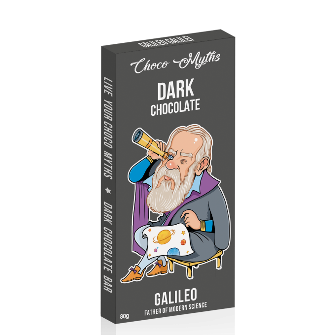Galileo Galilei dark chocolate bar 80g