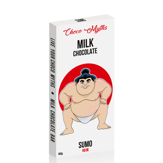 Sumo milk chocolate bar 80g