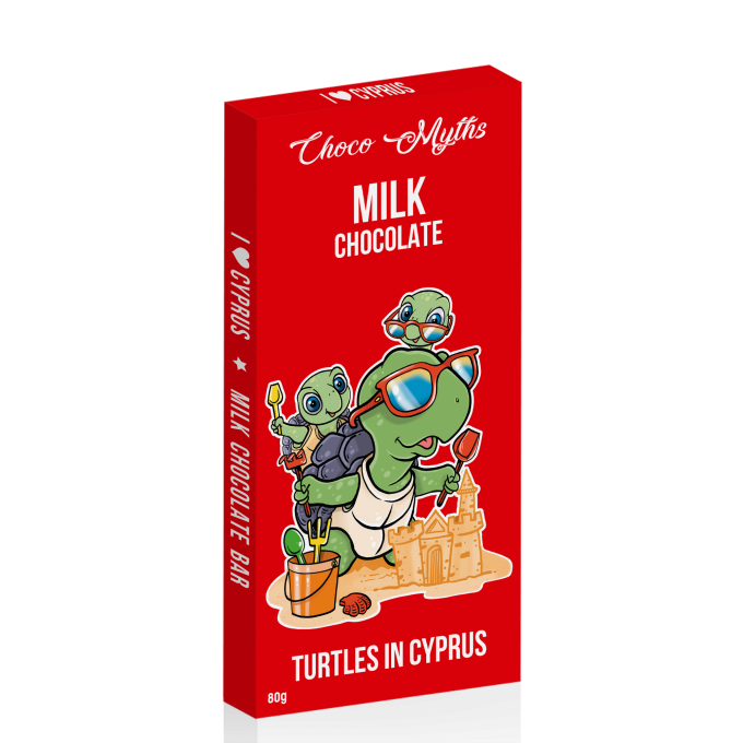 Turtles milk chocolate bar 80g