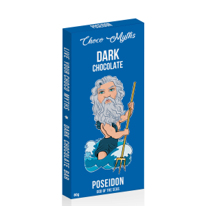 Poseidon dark chocolate bar 80g